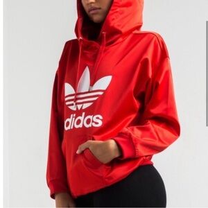 Adidas Women's Bold Red Hoodie